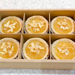 Edible 24K Gold Bird’s Nest Egg Tart 食用金燕窝蛋塔 (6 Pieces)